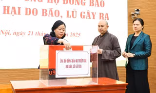 Quyên góp hơn 112 tỷ đồng ủng hộ đồng bào miền Trung, Tây Nguyên khắc phục hậu quả mưa lũ