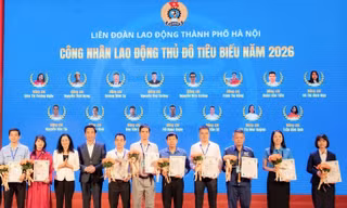 Vinh danh 30 công nhân Thủ đô tiêu biểu năm 2026
