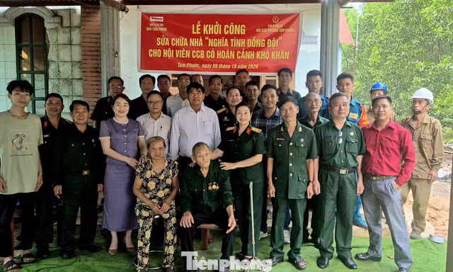 Báo Tiền Phong đồng hành sửa chữa nhà cho cựu chiến binh tại Đồng Nai