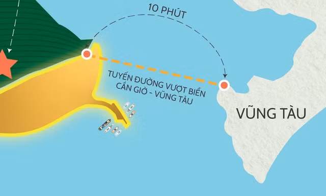 Thông tin dự án đường vượt biển Cần Giờ - Vũng Tàu hơn 93.000 tỷ đồng 