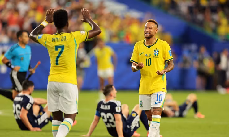 TIN NÓNG WORLD CUP 2026: Neymar đi vào lịch sử trong ngày Brazil thắng đậm Scotland 3-0