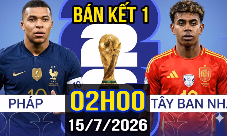 TIN NÓNG WORLD CUP 2026: Nhận định – Dự đoán Bán kết: PHÁP vs TÂY BAN NHA