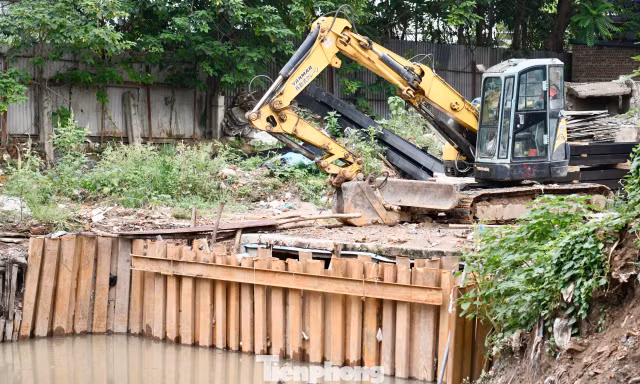 Dự án cống hóa mương 'đắp chiếu' nhiều năm ở Hà Nội tăng tốc thi công