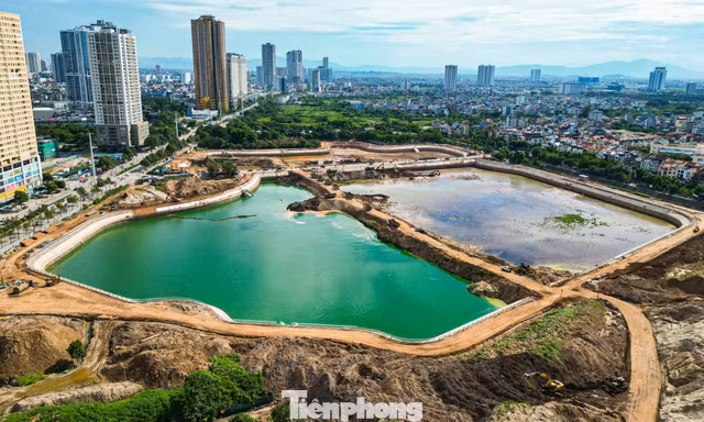 Hà Nội: Công trình chống ngập khẩn cấp phát huy hiệu quả