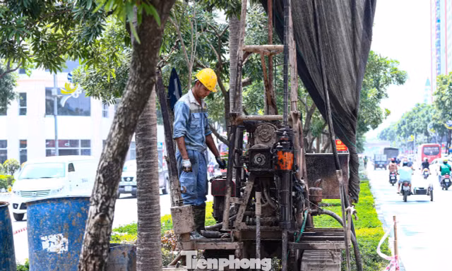 Hà Nội bắt đầu khoan khảo sát, cầu vượt gần 822 tỷ đồng chuẩn bị thành hình