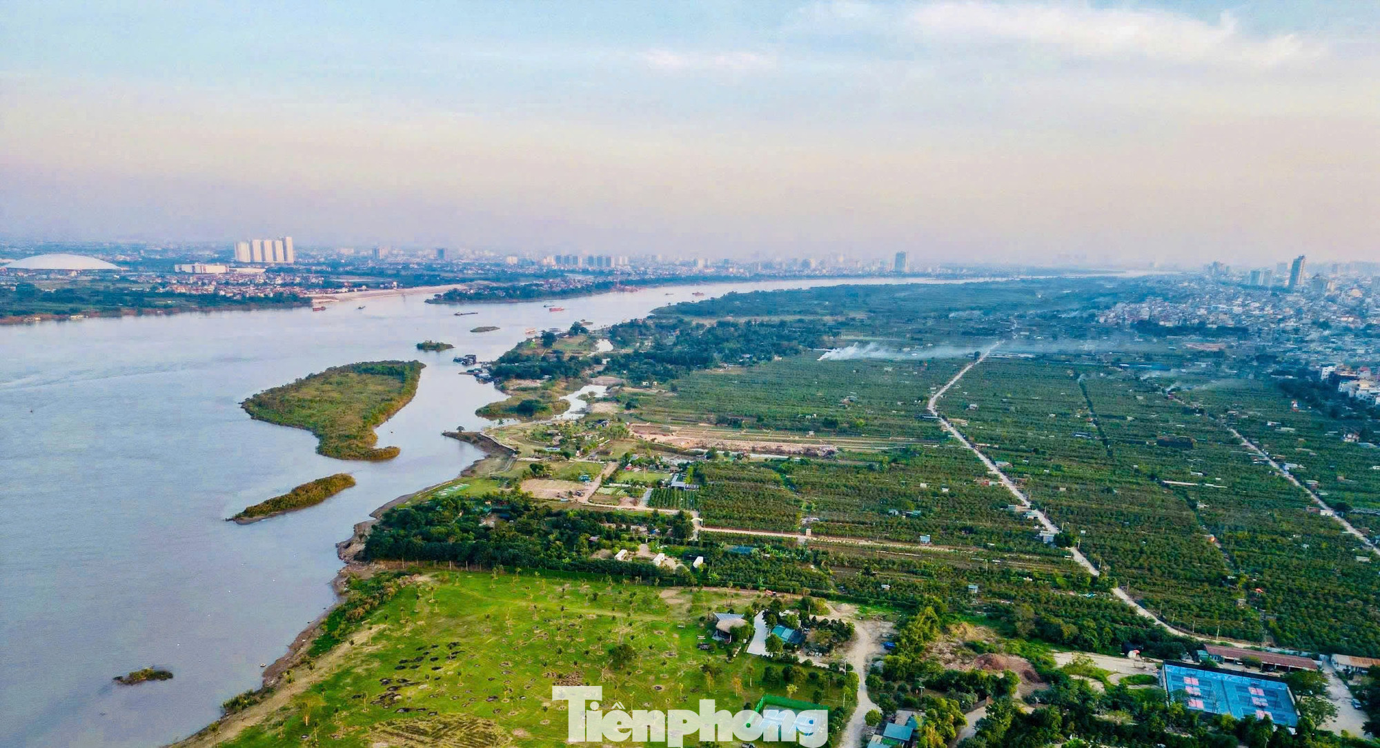 Hiện trạng khu vực xây dựng đại lộ cảnh quan sông Hồng 338.000 tỷ đồng |  Báo điện tử Tiền Phong