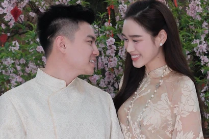 Đỗ Thị Hà và dàn hoa hậu, á hậu trong ngày Mùng 1