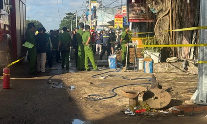 Hiện trường vụ cháy.