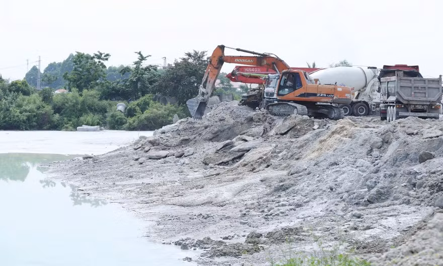 Hiện trường vụ việc.