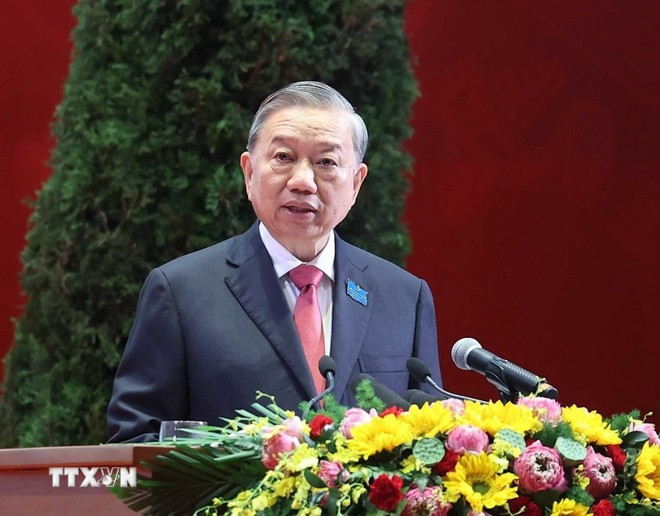 Tổng Bí thư Tô Lâm. (Ảnh: Thống Nhất/TTXVN)