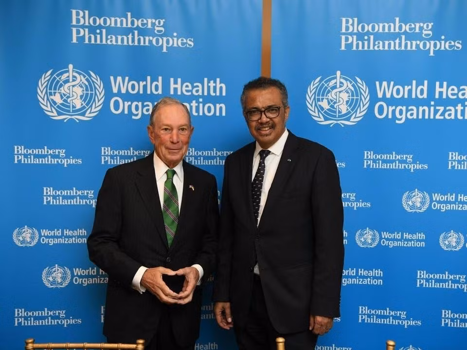 Còn nhiều tranh luận xoay quanh ảnh hưởng của nguồn tài trợ lớn từ Bloomberg Philanthropies đến định hướng chính sách và hoạt động của WHO. Ảnh: Forbes