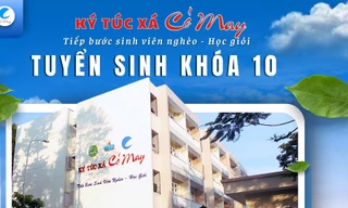 Ký túc xá Cỏ May (TP. HCM) xét tuyển 100 sinh viên hoàn cảnh đặc biệt khó khăn