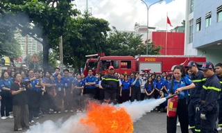 Trang bị kỹ năng phòng cháy, chữa cháy cho đoàn viên, sinh viên