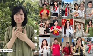 Sôi nổi trào lưu tập ngôn ngữ ký hiệu theo OST phim 'Mưa đỏ'