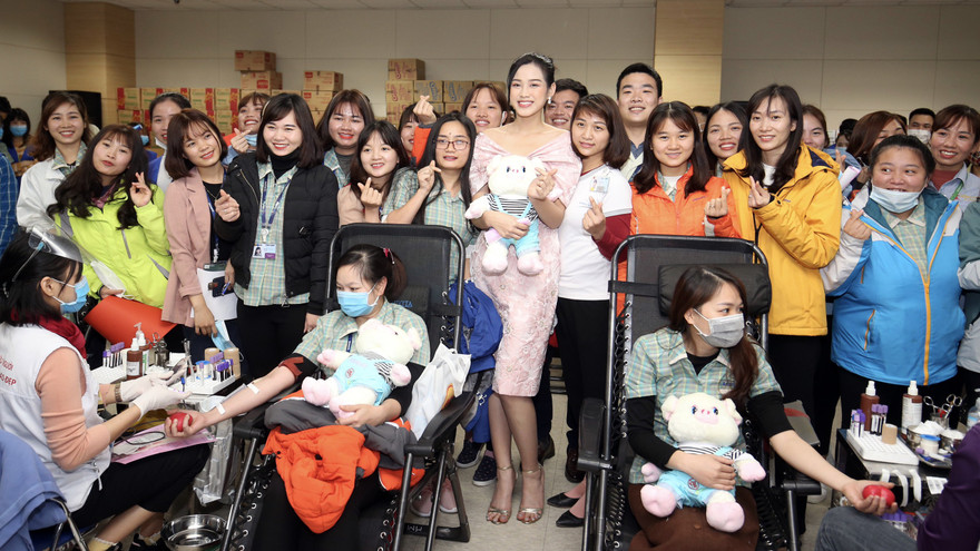 Samsung Thái Nguyên sôi động hiến máu hưởng ứng chương trình Chủ nhật Đỏ 2021