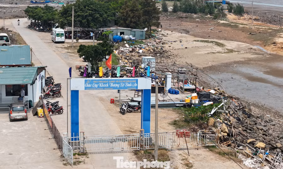 Cửa ngõ nhếch nhác 'kìm chân' xã đảo Cái Chiên