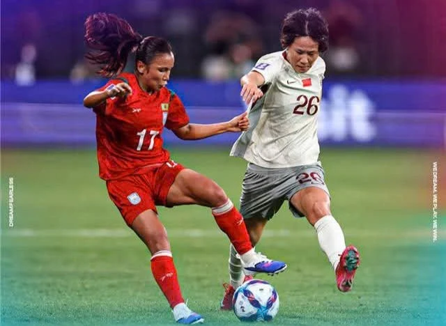 HIGHLIGHTS Asian Cup nữ 2026 Trung Quốc 2-0 Bangladesh: Bản lĩnh nhà vua