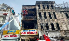 Cháy chi nhánh ngân hàng và tiệm tạp hóa ở Cà Mau