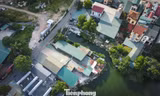 Cận cảnh hồ 25.000m2 ở Hà Nội bị lấn chiếm, xây dựng trái phép