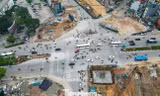 Hà Nội: Điều chỉnh giao thông tại nút giao La Thành - Nguyễn Chí Thanh để thi công metro số 5
