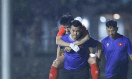 Thanh Nhàn chia tay U23 Việt Nam vì chấn thương (ảnh Anh Đoàn)