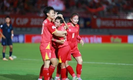 Đội tuyển nữ Việt Nam đại phá Campuchia trận ra quân giải Đông Nam Á 