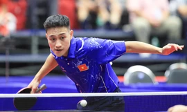 Bóng bàn: Anh Tú lại không thắng được Quek Izaac ở SEA Games 33