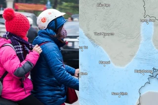 Không khí lạnh tăng cường về khiến Hà Nội mưa vào thời điểm nào?