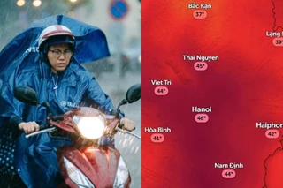 Hà Nội oi nóng dịp cuối tuần, lên tới 46 độ C trước khi đón mưa giải nhiệt 