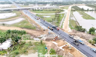 Hình hài cao tốc Cần Thơ - Cà Mau trước ngày thông xe 