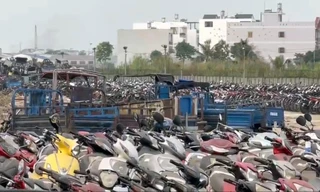 Số phận hàng nghìn xe máy vi phạm chất đống ở TPHCM