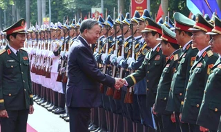 Tổng Bí thư Tô Lâm dự Lễ kỷ niệm 80 năm Ngày truyền thống Bộ Tổng tham mưu