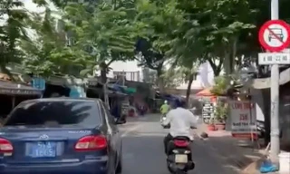 Tài xế ô tô biển xanh bị phạt 5 triệu đồng vì lái xe vào đường cấm