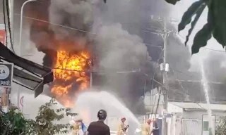 Tổng kho Xăng dầu Nhà Bè lên tiếng về vụ cháy xe bồn chở xăng M95 ở TPHCM