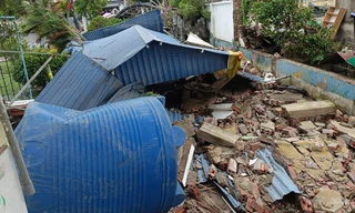 Trường mầm non, trụ sở xã ở Hải Phòng tan hoang sau bão số 10