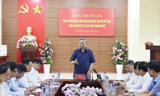 Tổng Bí thư Tô Lâm thăm, làm việc tại xã biên giới của tỉnh Điện Biên