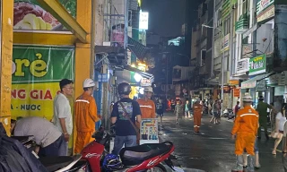 Thanh niên chết bất thường khi đi bộ qua đoạn ngập ở TPHCM