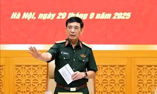 Đại tướng Phan Văn Giang chủ trì Hội nghị Thường vụ Quân ủy Trung ương