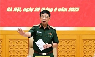 Đại tướng Phan Văn Giang chủ trì Hội nghị Thường vụ Quân ủy Trung ương