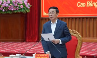 Đại tướng Phan Văn Giang kiểm tra công tác chuẩn bị bầu cử tại Cao Bằng