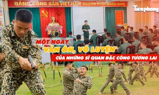 Một ngày 'văn ôn, võ luyện' của những Sĩ quan Đặc công tương lai