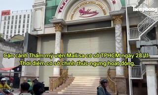 Cận cảnh thẩm mỹ viện Mailisa 'cửa đóng then cài' tại TPHCM