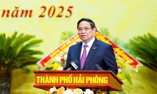 Thủ tướng Phạm Minh Chính nhấn mạnh 3 trọng tâm phát triển kinh tế - xã hội thành phố Hải Phòng