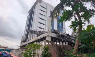 Sập giàn giáo ở Hải Phòng, 3 người thương vong