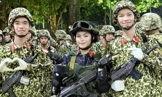 Bóng hồng gen Z tài sắc của Khối nữ chiến sĩ Biệt động