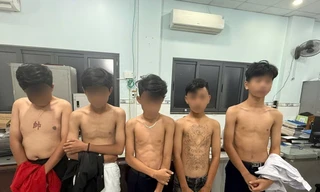 Nhóm học sinh THCS xăm trổ hẹn nhau 'giải quyết mâu thuẫn'