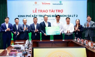 Trao tài trợ 10 tỷ đồng tặng tỉnh Bắc Ninh xây dựng trường Mầm non Sa Lý 2.