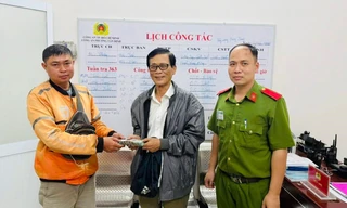 Một người dân nhờ công an đã nhanh chóng tìm được 100 triệu đồng đánh rơi 