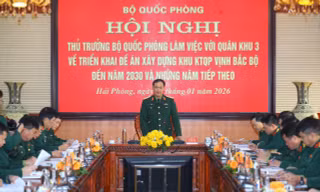 Quân đội xây dựng Khu kinh tế - quốc phòng Vịnh Bắc Bộ