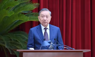 Tổng Bí thư Tô Lâm: 'Hàng thẳng, lối thông, đồng lòng cùng tiến'